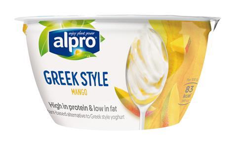Alpro_greek style mango 150g pack shot n_f