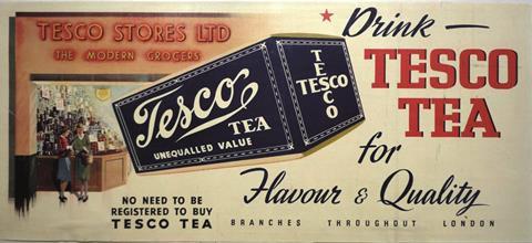 1924 Tesco tea showcard email