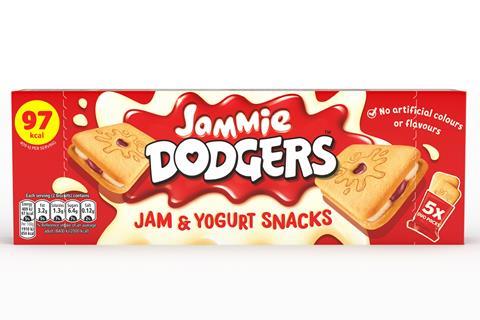4. Jammie Dodgers jam & yoghurt snacks