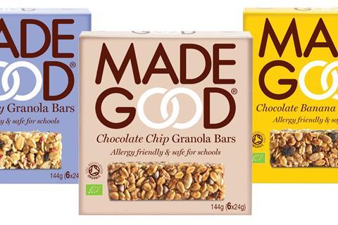 3. MadeGood granola bars