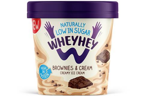 4. Wheyhey Brownies & Cream