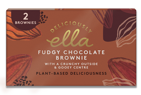 deliciously ella Fudgy Chocolate Brownie