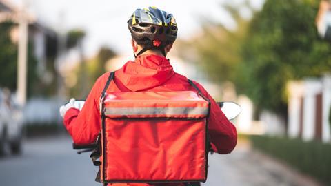 Rapid delivery courier moped