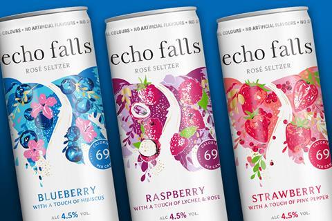 4. Echo Falls Rosé Seltzers