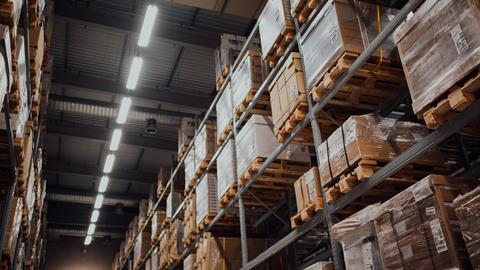 stock in warehouse