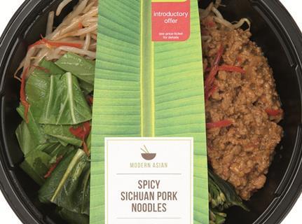 Marks & Spencer Spicy Sichuan Pork Noodles