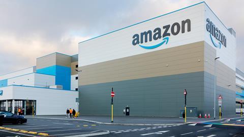 Amazon's Dartford warehouse