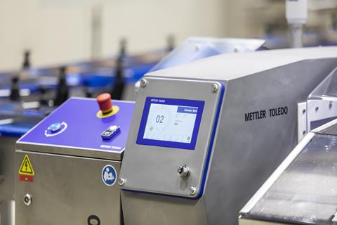 Machine used for checking physical food contamination
