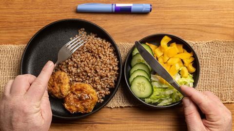 Semaglutide and low calorie evening meal ozempic mounjaro wegovy glp1 Getty