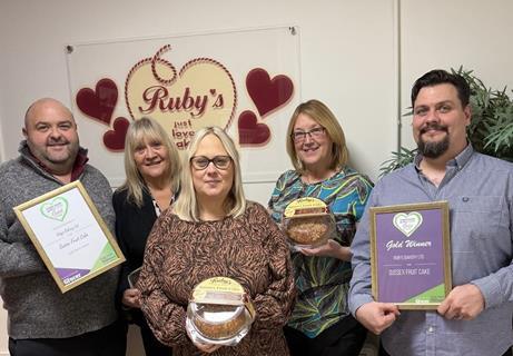 Craig, Wendy, Janine, Adam & Emily in front. Directors of Rubys