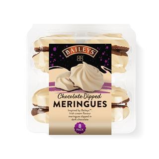 Baileys Chocolate Dipped Meringues