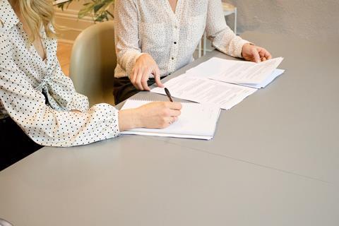 business women meeting