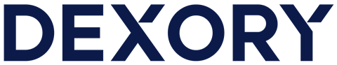 Dexory wordmark Navy