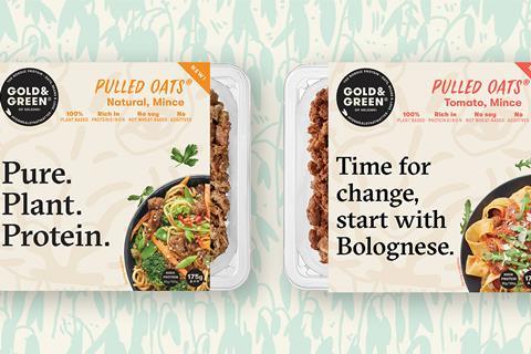 8. Gold & Green Pulled Oats