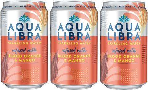 Aqua Libra Blood Orange and Mango