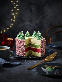 Christmas Rainbow Cake, £15