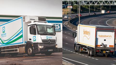 bestway sainsburys lorry