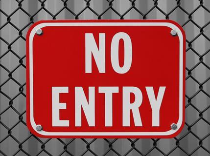 no entry sign