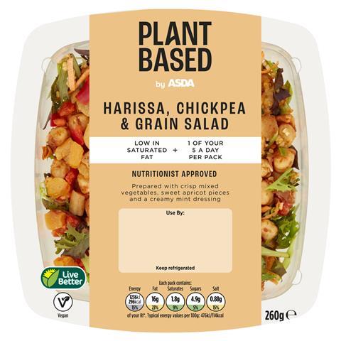 Plant Based Harissa, Chickpea & Grain Salad