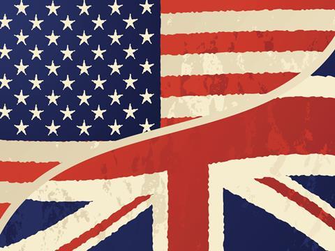 us britain flags