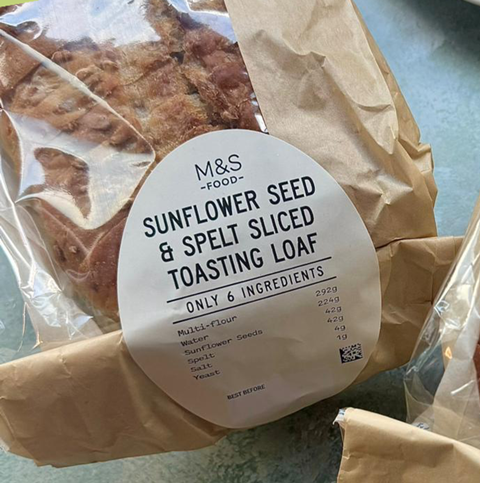 M&S Only Ingredients loaves