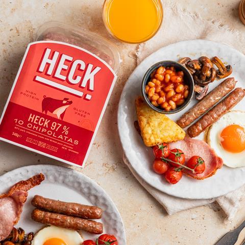 heck sausages FULL ENGLISH