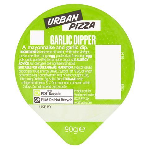 5000169677605_T1_Waitrose_Urban_Pizza_Garlic_Dipper_90g
