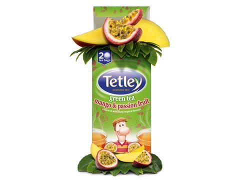 Tetley green tea: mango and passionfruit