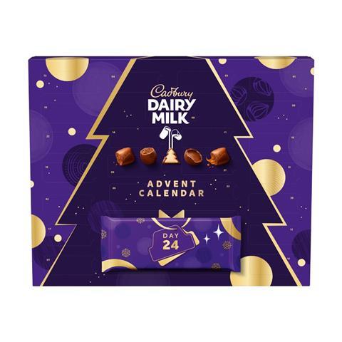 cadbury dairy milk advent calendar