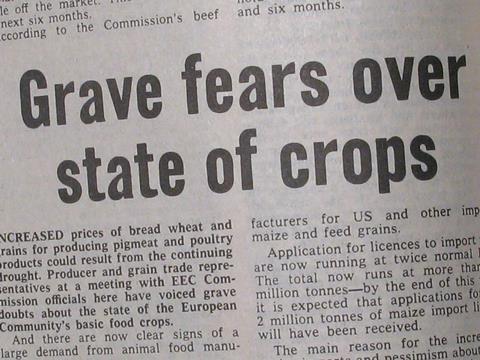 1976 drought headline
