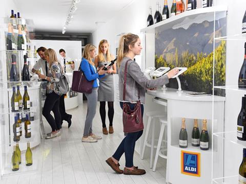 Aldi popup