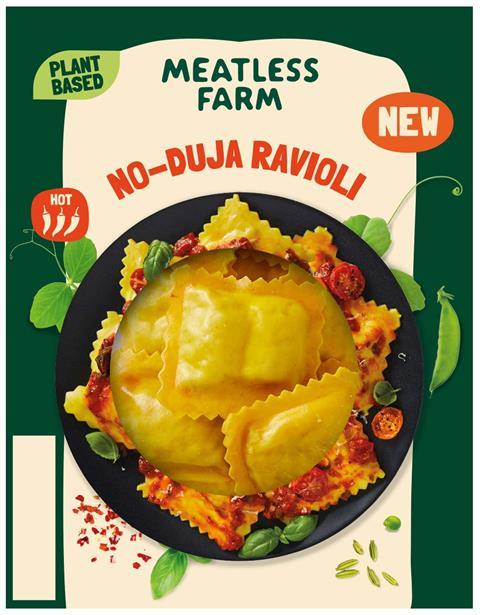 Meatless Farm no-duja ravioli