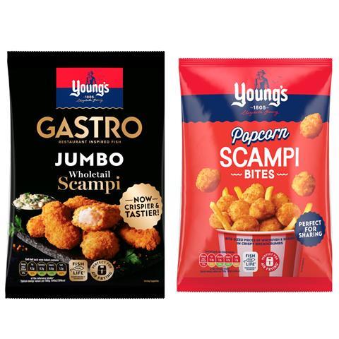 youngs scampi relaunchy