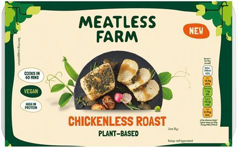 Meatless Farm Chickenless Joint Pack Shot