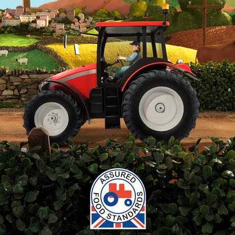 Red tractor