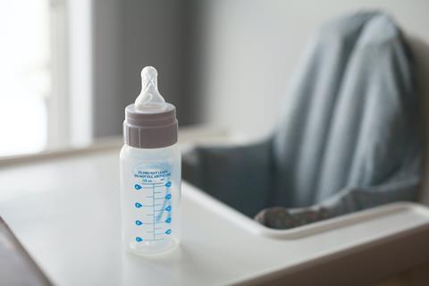 Baby bottle high chair