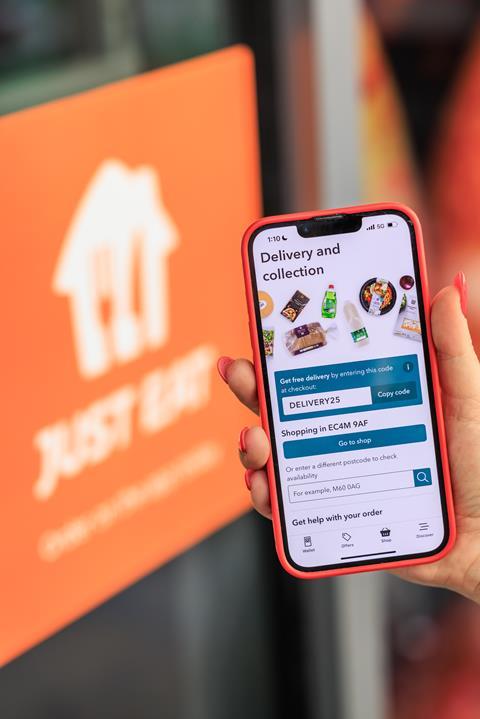 Co-op app (delivery powered by JET)