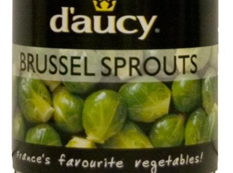 D'aucy tinned sprouts