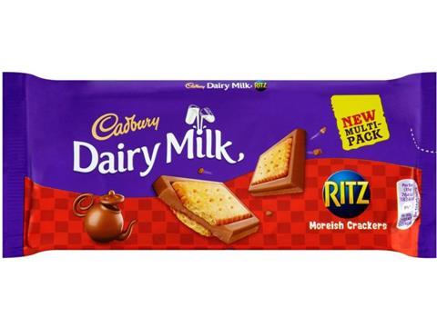 dairy milk with ritz