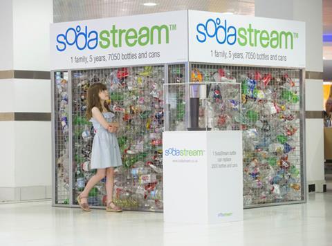 SodaStream targets Olympians with can-bashing eco stunt