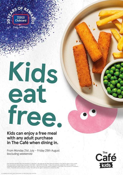 Tesco Cafe Kids Eat Free 2
