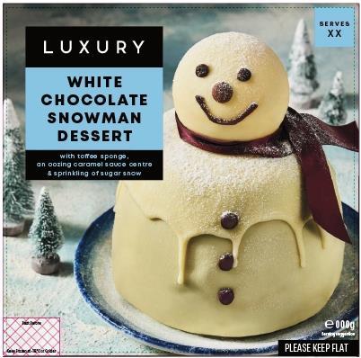 Luxury Snowman Dessert