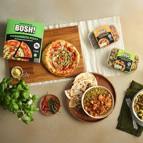 Bosh prepared meals range vegan