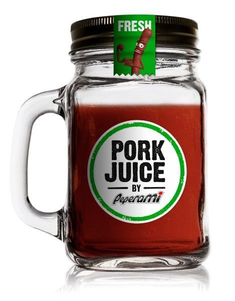 Peperami pork juice