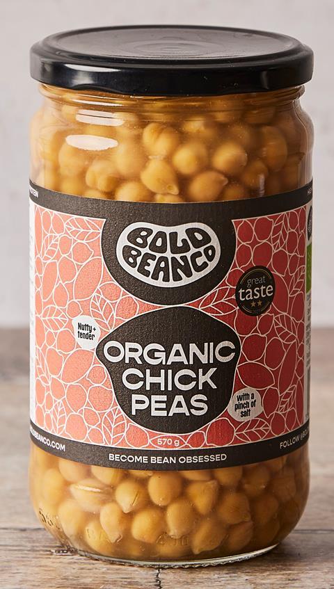 Bold Bean Co Organic Chickpeas 570g High Res