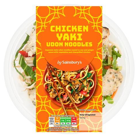 by Sainsbury's Chicken Yaki Udon Noodles