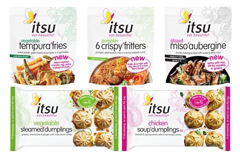 Itsu frozen lines