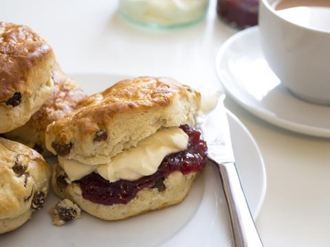 cream tea scone