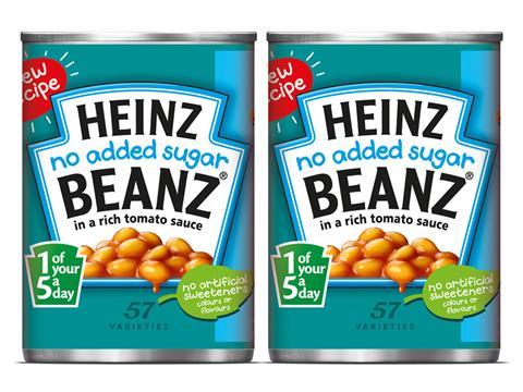 heinz no added sugar beans