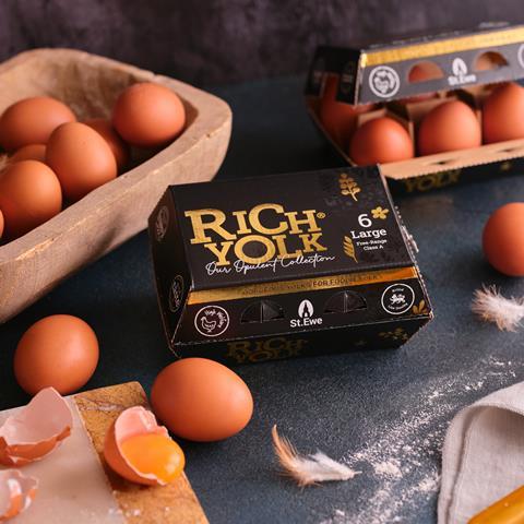 St. Ewe Free Range Eggs Rich Yolk Opulent Carton (2)